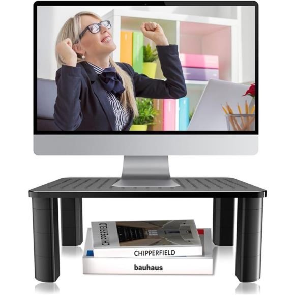 Monitor Stand Riser,Laptop Stand Riser for Desk, Adjustable Laptop Stand Riser